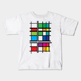 Colorful Squares Kids T-Shirt